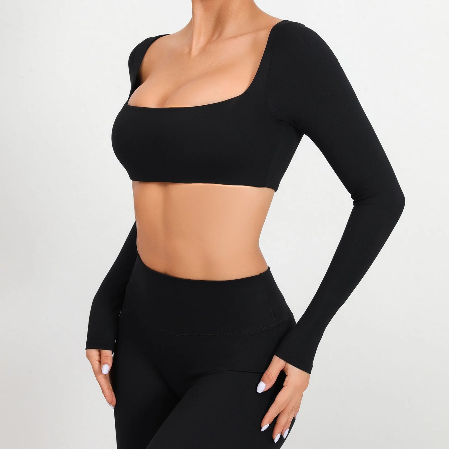 Sexy Fitness Long Sleeve Yoga Clothes Backless Gym Top Women Breathable Sports Crop Yop Shirts Quick Dry Sportswear Women Top