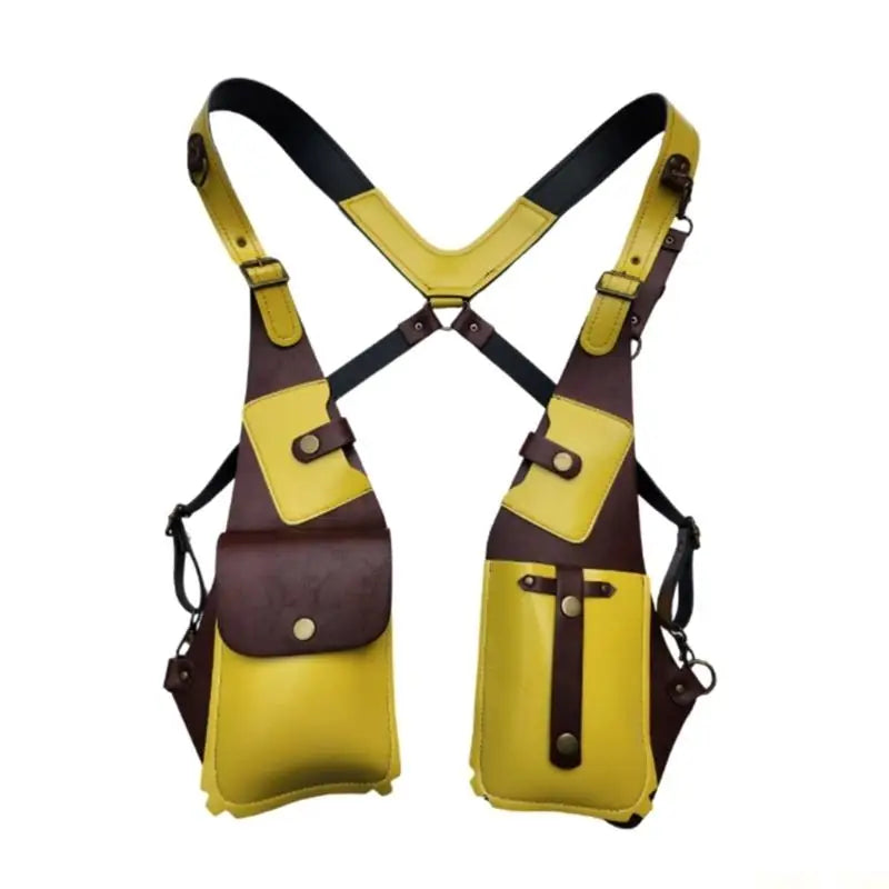 U2JB （1 Pack）Leather Shoulder Underarm Strap Wallet Adjustable Accessories with Double Bag