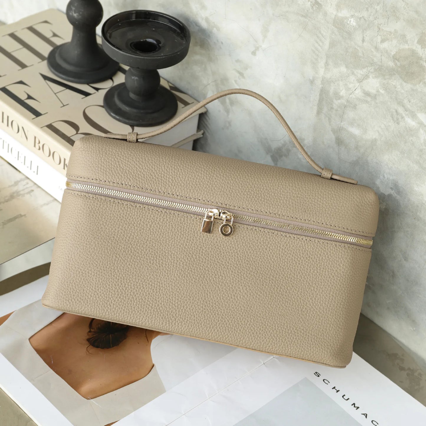 MENDY Women's Bag Handbag Shoulder Bag Crossbody Bags Lunch Box Luxury Designer Genuine Leather LP27 Large Cross Hand-held Cluth