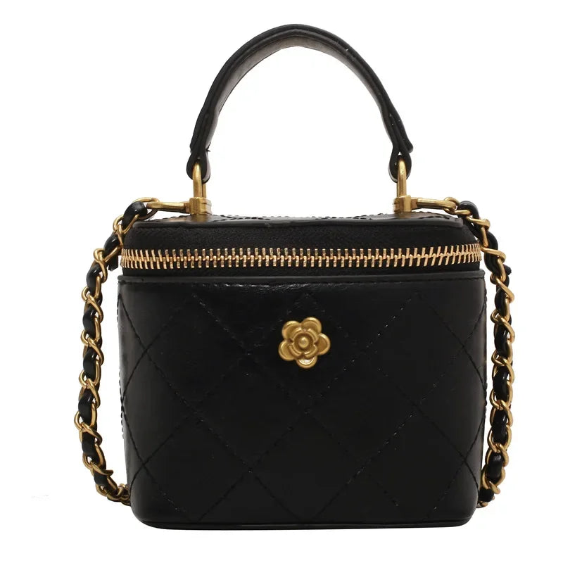 Luxury Mini Crossbody Bags for Women 2024 Lingge Chains Shoulder Bag Fashion Brands Box Bag Lipstick Coins Purses and Handbags