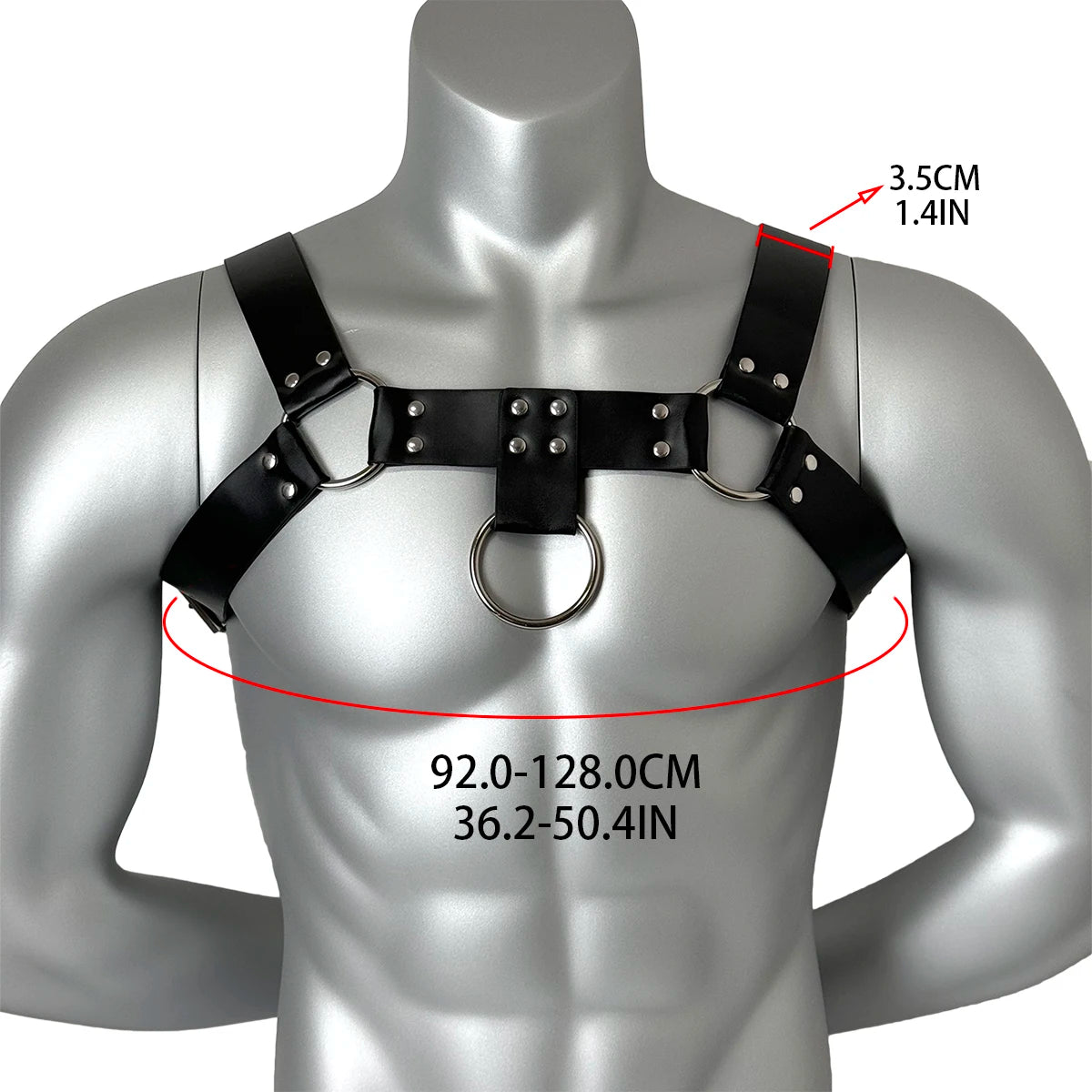 Men Sexy Fashion PU Leather Harness Belts Adjustable Bdsm Goth Punk Gay Party Fetish Costume Exotic Sex Accessories