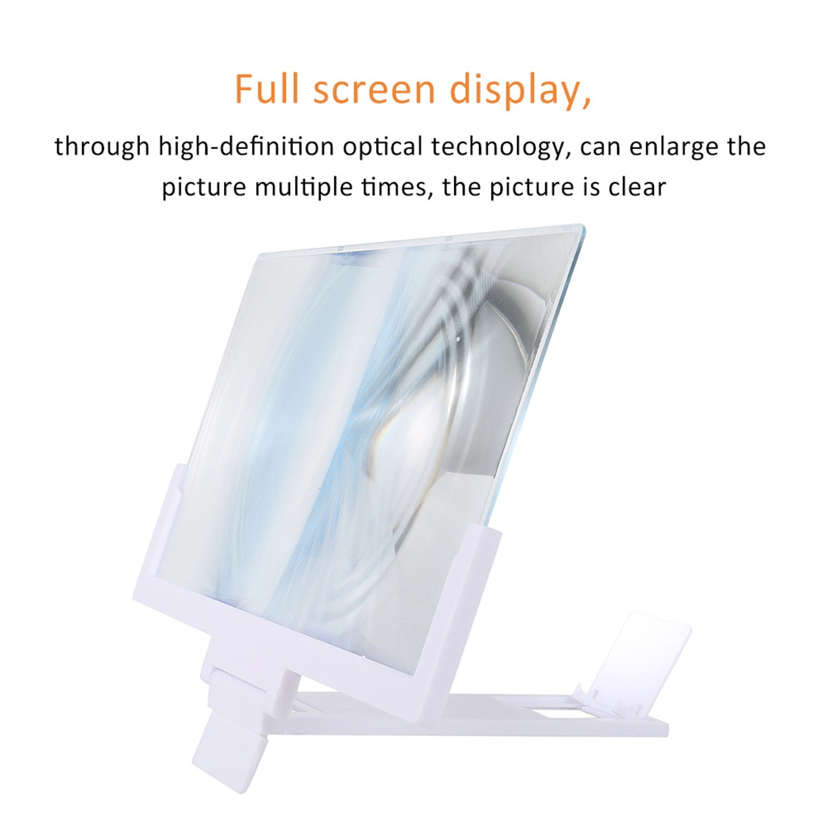 14 Inch Mobile Phone Screen Amplifier 3D Magnifying Glass Stand Magnifier HD Video Amplifier Phone Stand Enlarged Screen Bracket