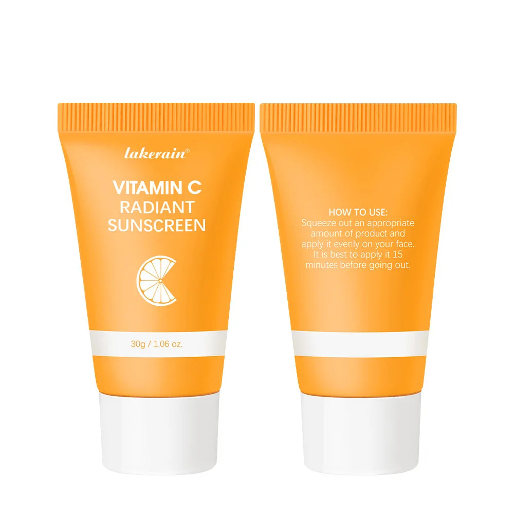 SPF 30 Vitamin C Moisturizer Protects Skin From UV Rays Hydrating Lotion Brightens Skin Nourishment Multiple Skin Care