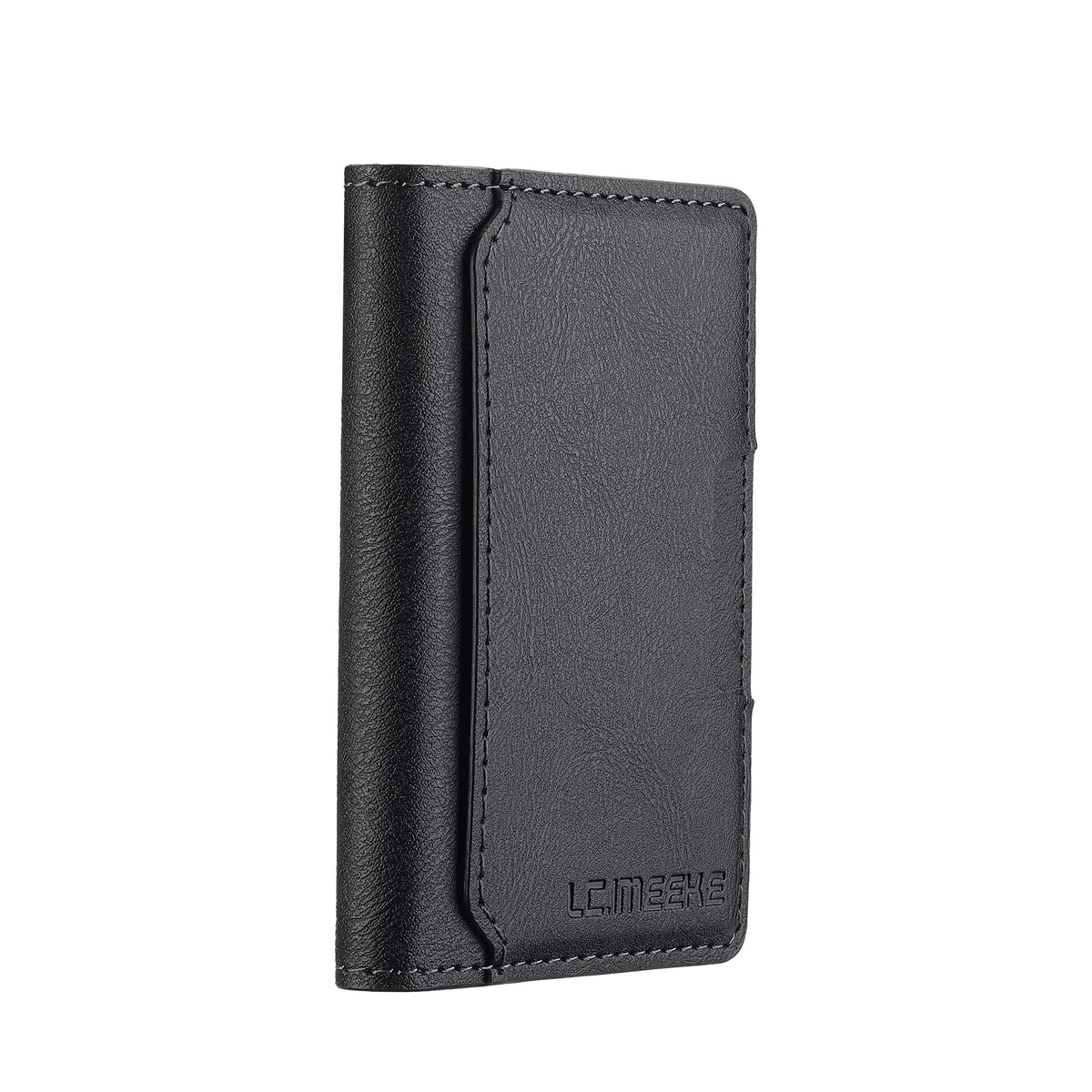 Magnetic Card Solt Bag for iPhone Samsung Google Xiaomi Magsafe Functions Card Holder Wallet PU Leather Men Slim Purses Pocket