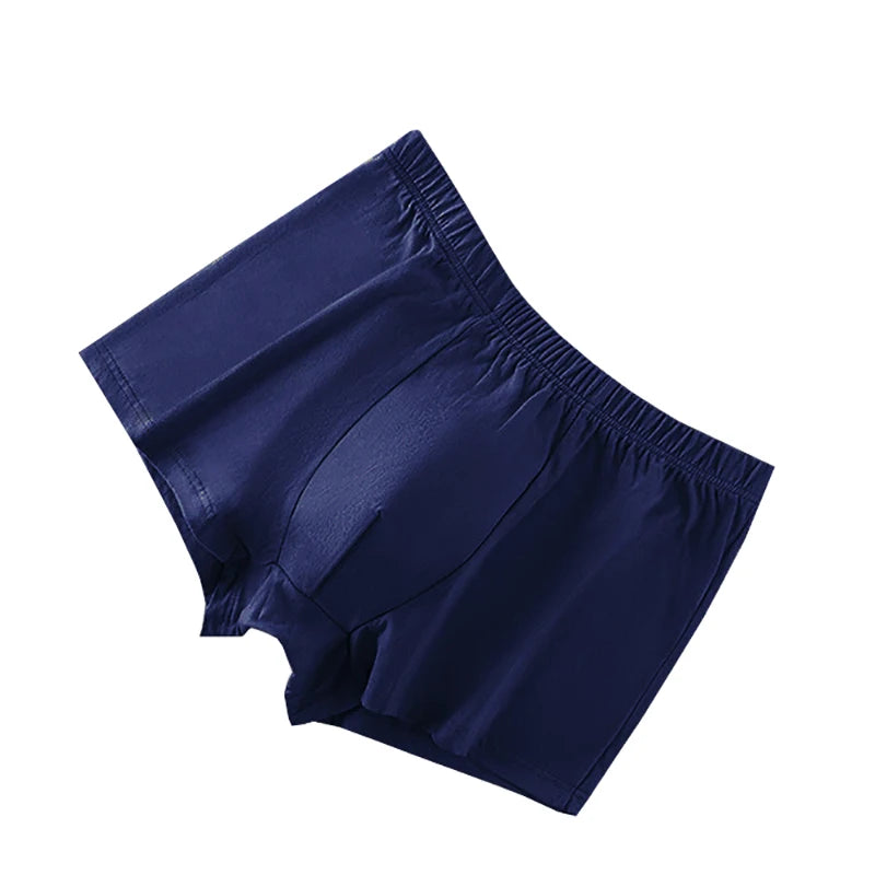 4pcs/set 100% Cotton Men's Underwear Middle Aged and Elderly Boxer Shorts Breathable Soft Men Underpants Large Size L-7XL