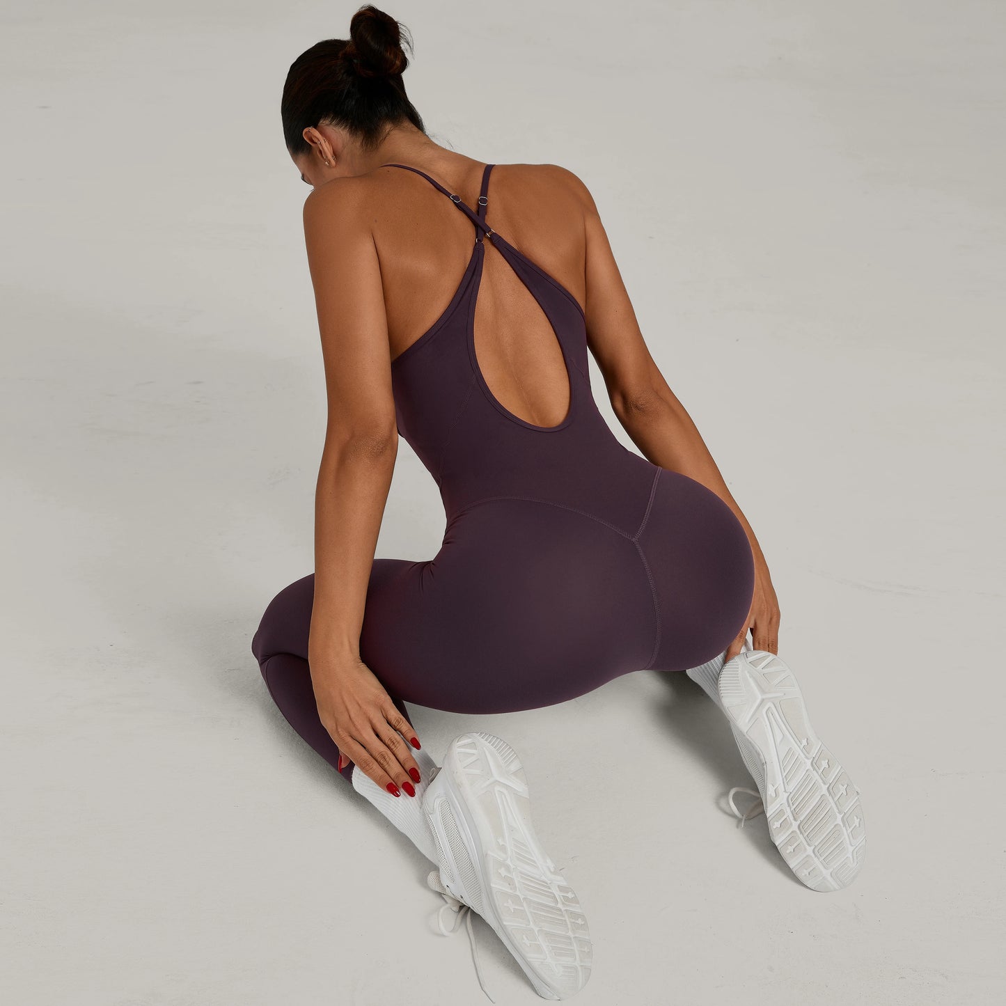 Padded One-Piece Yoga Clothes Sportswear Women's Gym Push Up Workout Clothes Fitness Sports Fitness Wear Yoga Jumpsuit