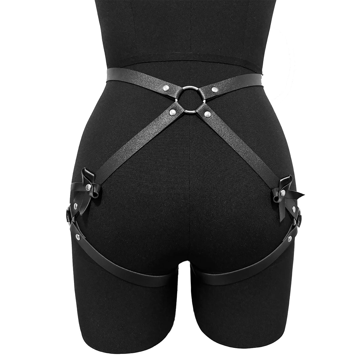 Sexy Chest Harness Leather Lingerie Erotic Body Harness Women Mature Suspenders Garter Belt Bdsm Harness Fetish Underwear Bondag