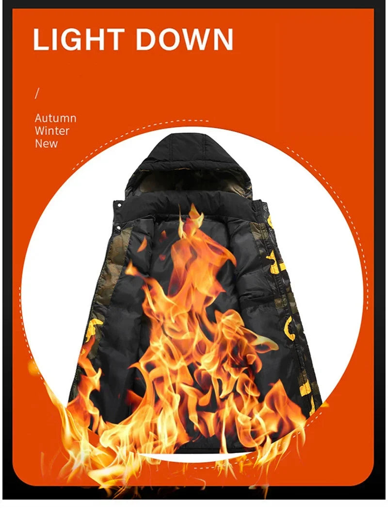 Weste für Herren, Baumwolle, warm, ärmellos, Mantel, Mütze, abnehmbar, gepolstert, Winterweste, Arbeitskleidung, männlich, hochwertige Kleidung, 5XL