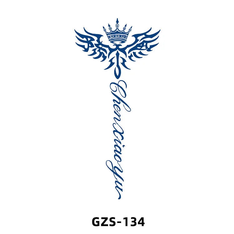 New Herbal Juice Tattoo Cute Flower Small Fresh Flower Semi Permanent Ins Temporary Tattoos Sticker size: 70*120mm