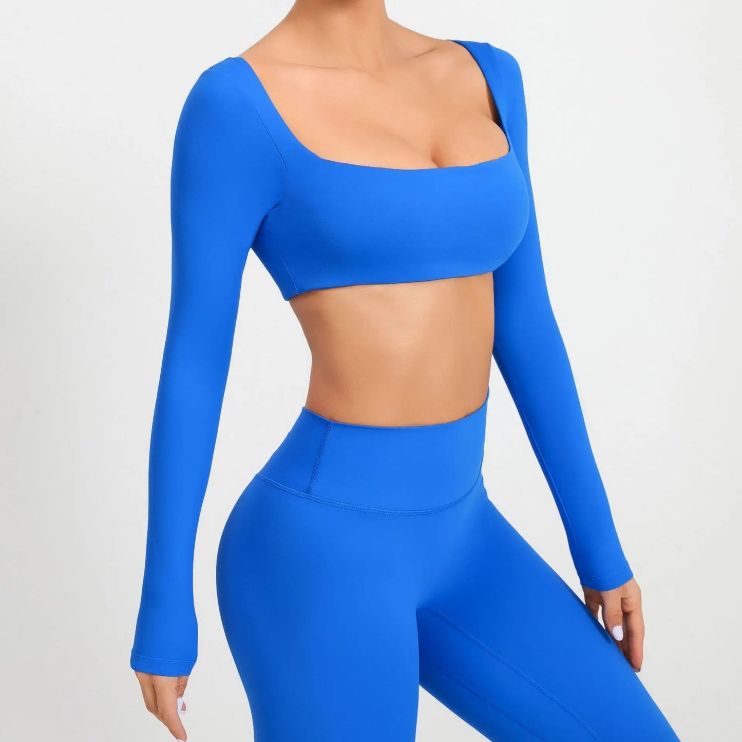 Sexy Fitness Long Sleeve Yoga Clothes Backless Gym Top Women Breathable Sports Crop Yop Shirts Quick Dry Sportswear Women Top