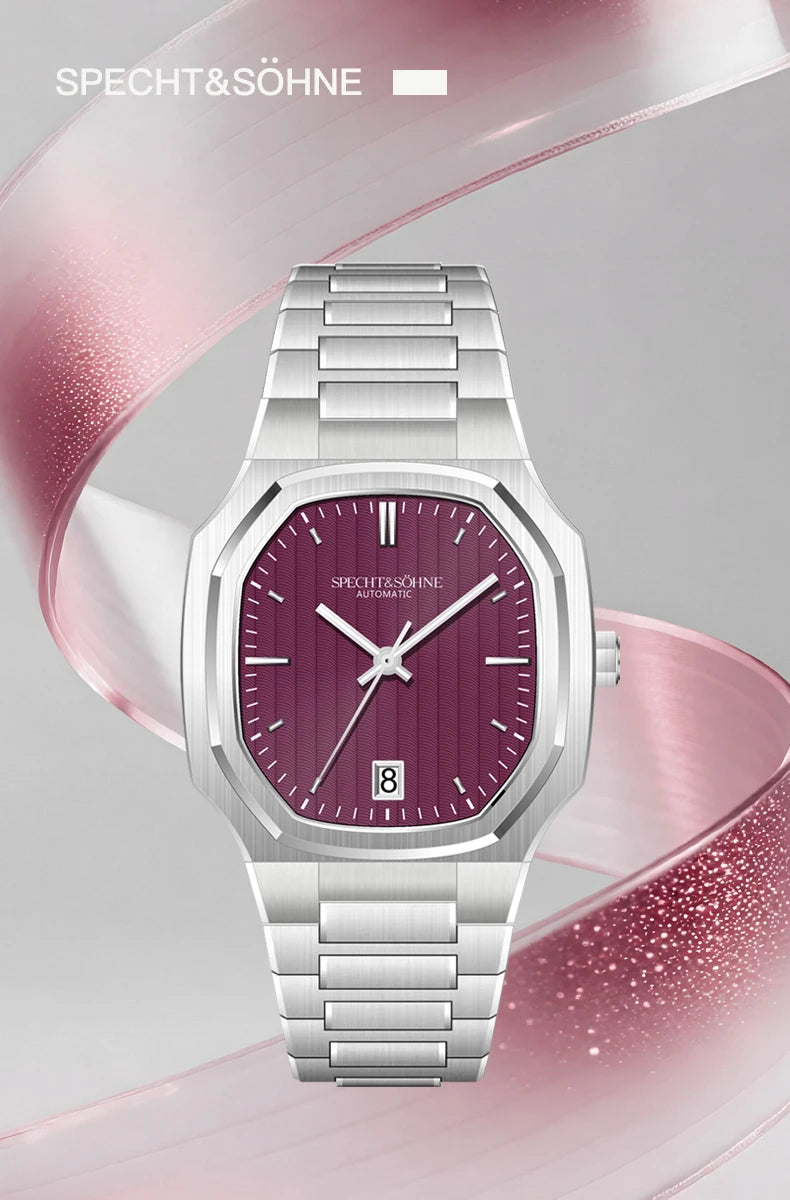 New Arrivals Specht&Sohne Watch 37MM Automatic Watches For Men Japan 8215 Movt Sapphire Crystal Stainless Steel 50M Waterproof