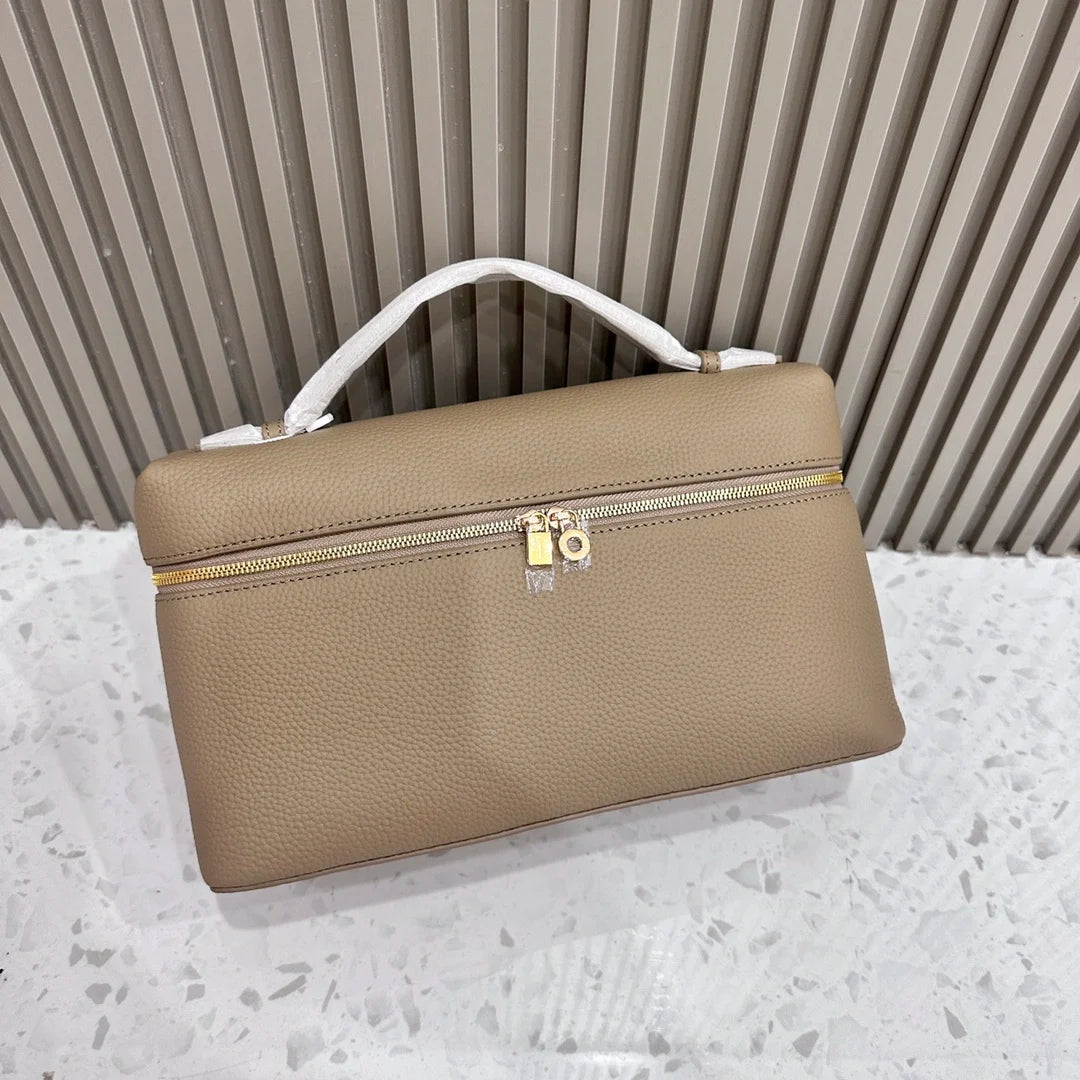 MENDY Women's Bag Handbag Shoulder Bag Crossbody Bags Lunch Box Luxury Designer Genuine Leather LP27 Large Cross Hand-held Cluth