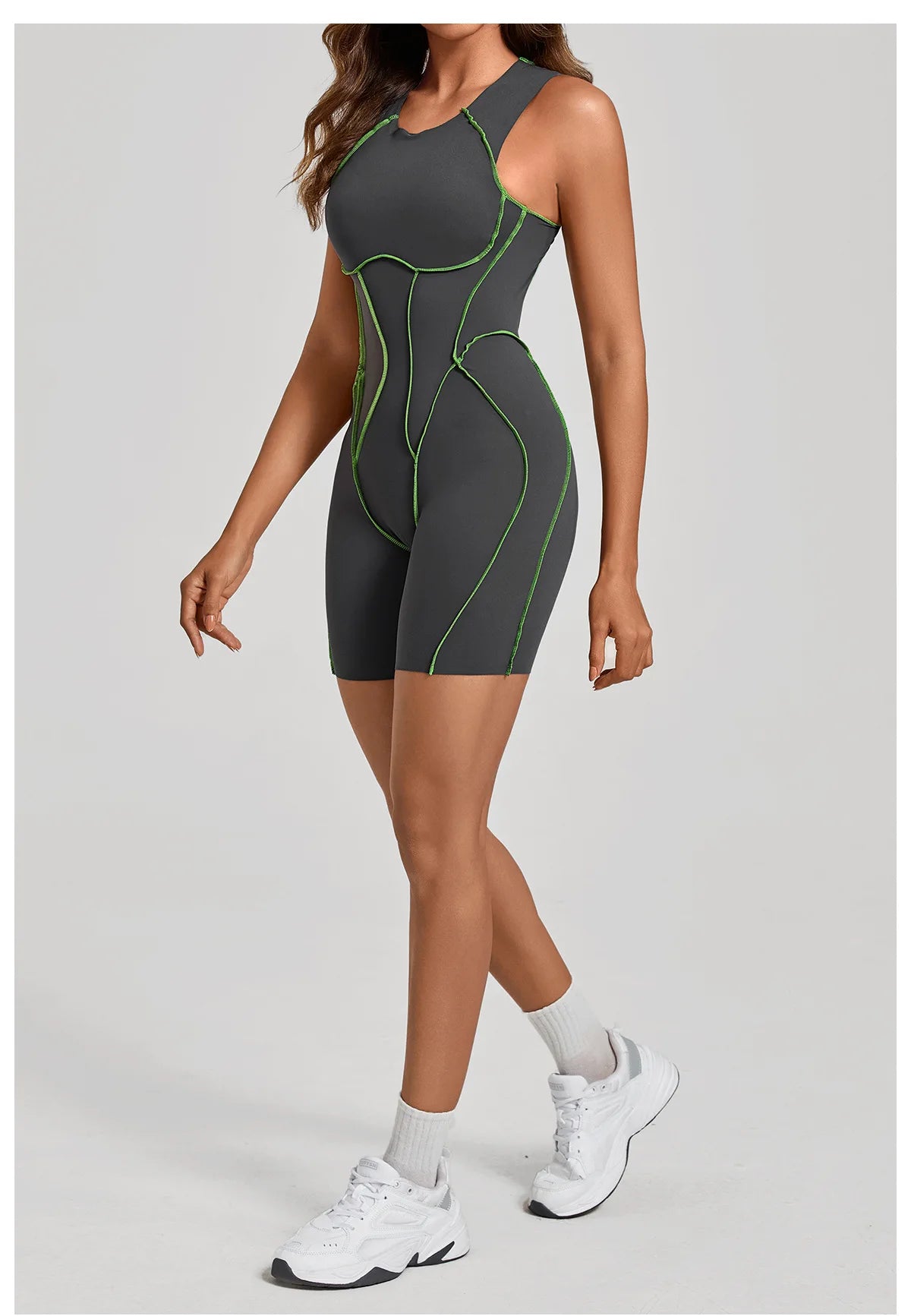 Women's Workout Clothes Sexy Outfits Jumpsuit Compression Shirt Gym Workout Woman Bodysuit Women's Fitness Gym Female Clothing