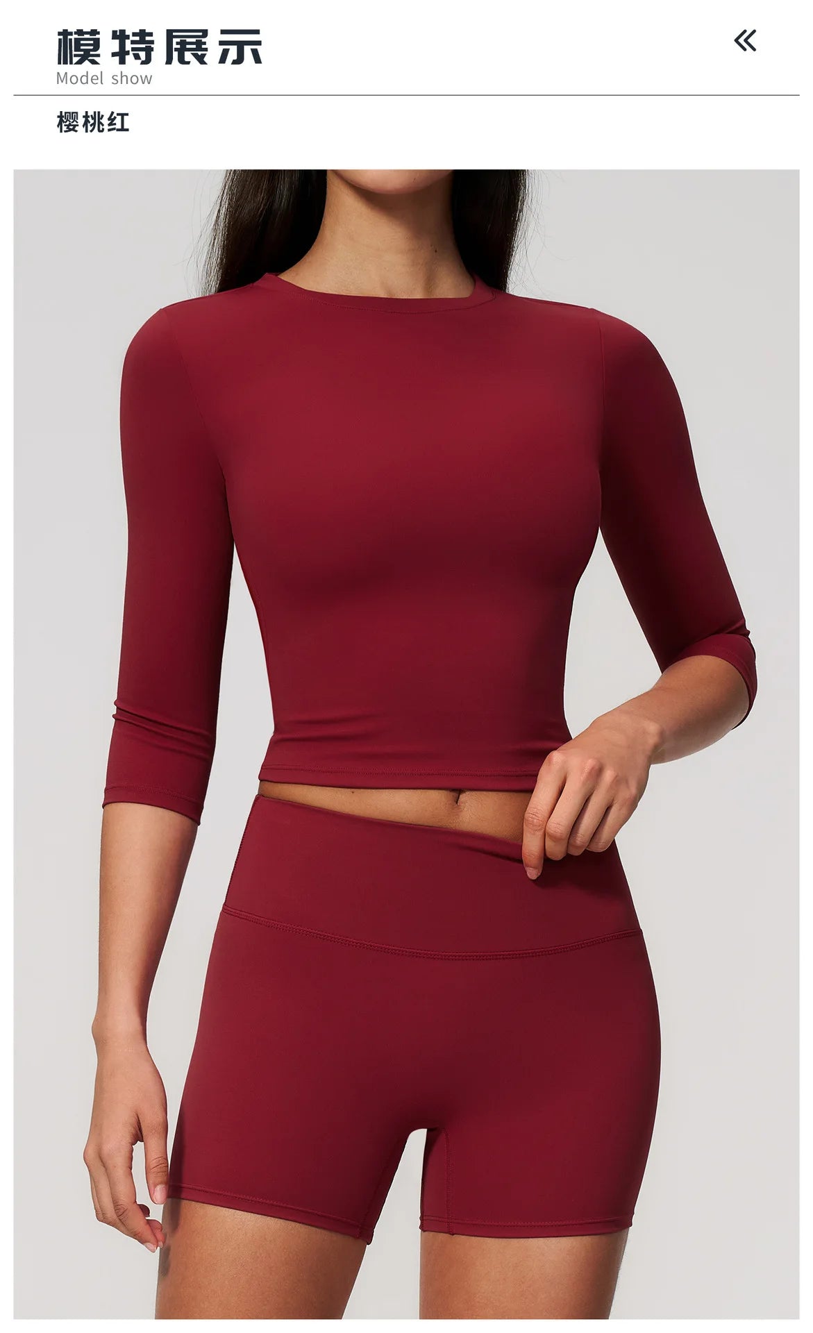Sportswear Workout Clothes 2026 New Yoga Outfit Set For Women Slim Fit Mid Sleeve Shorts Outdoor Fitness Half Sleeve Sports Suit