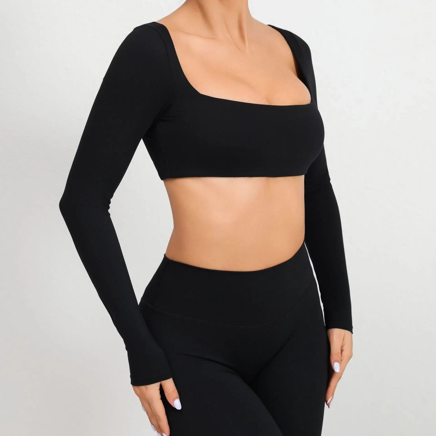 Sexy Fitness Long Sleeve Yoga Clothes Backless Gym Top Women Breathable Sports Crop Yop Shirts Quick Dry Sportswear Women Top
