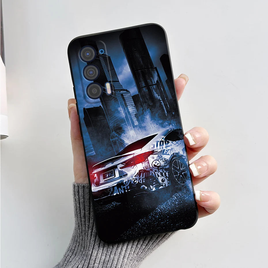 Silicon Case For Motorola Edge (2021) / Edge 5G UW (2021) Fashion Marble Pattern Soft TPU Phone Cases For Edge 2021 XT2141 Funda