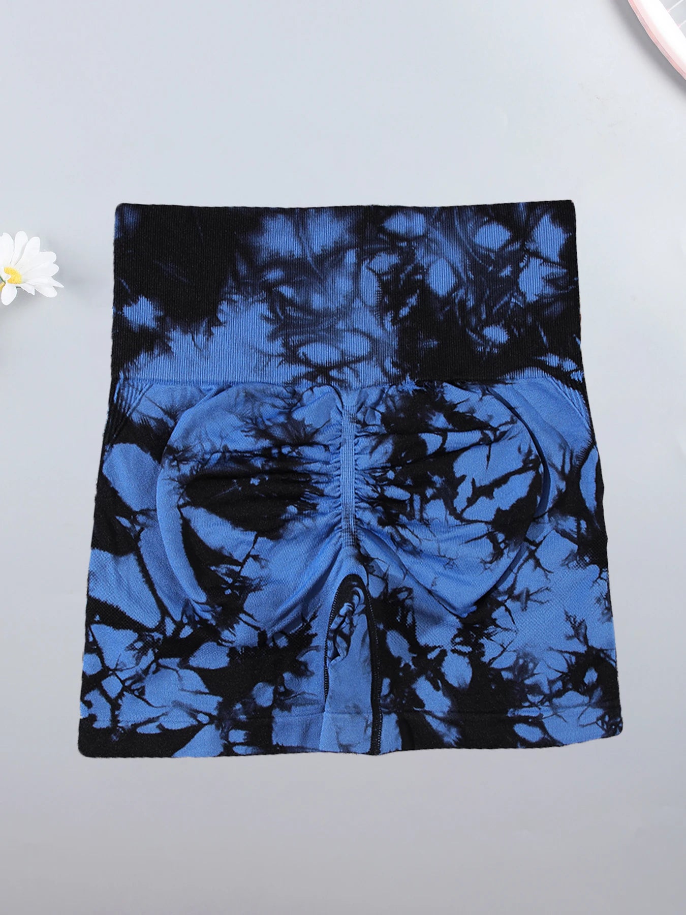 Tie Dye Sexy Push Up Gym Shorts Woman Skinny Stretch High Waist Fitness Shorts Sets Running Outdoors Fashion Sport Pants