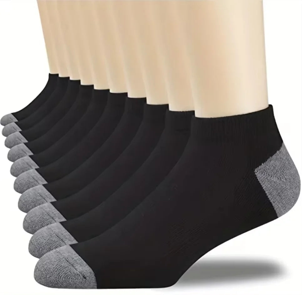 10/5/4/3 pairs of men's formal color blocking socks, comfortable and breathable soft business socks, men's socks and stockings-