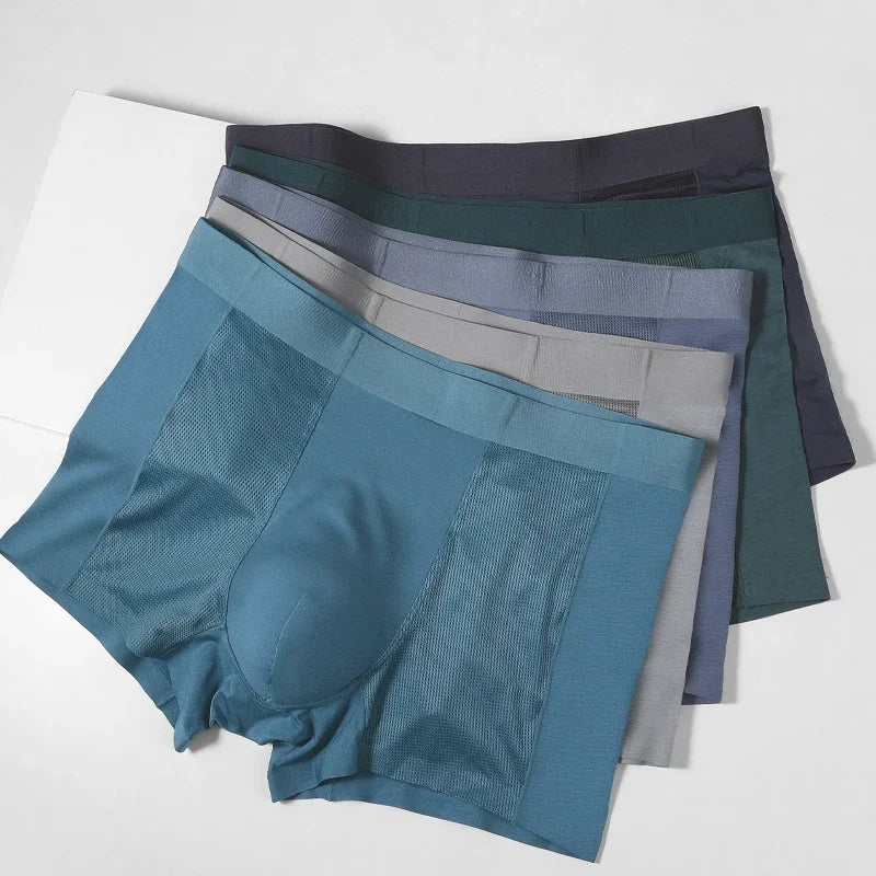 Underwear men's seamless comfortable antibacterial boys boxer shorts sport Breathable cool boxer shorts