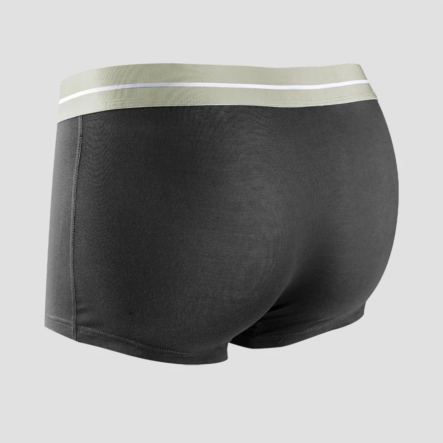 3PC Bullet separate underwear Men's ventilated summer dry underpants Ice silk bag ice healthy boxers