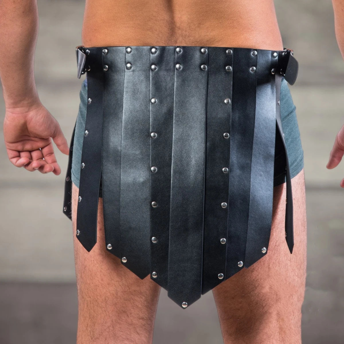 Mens pu leather lingerie harness men Gladiator Skirt and chest men's harness pu leather straps pu leather kilt Harnesses for men