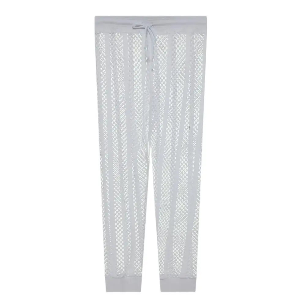 Mens Underwear Sexy Pajamas Trousers Men's Leggings Transparent Large Mesh Men Long Johns