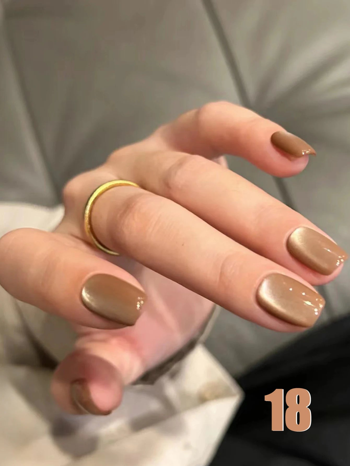 12ML 1-21pcs Autumn Nails Toe Selling Whitening Glass Bead Cat Eye Gel Nail Polish Black Nails Nail Art Grey Cat Eye Nail Glue