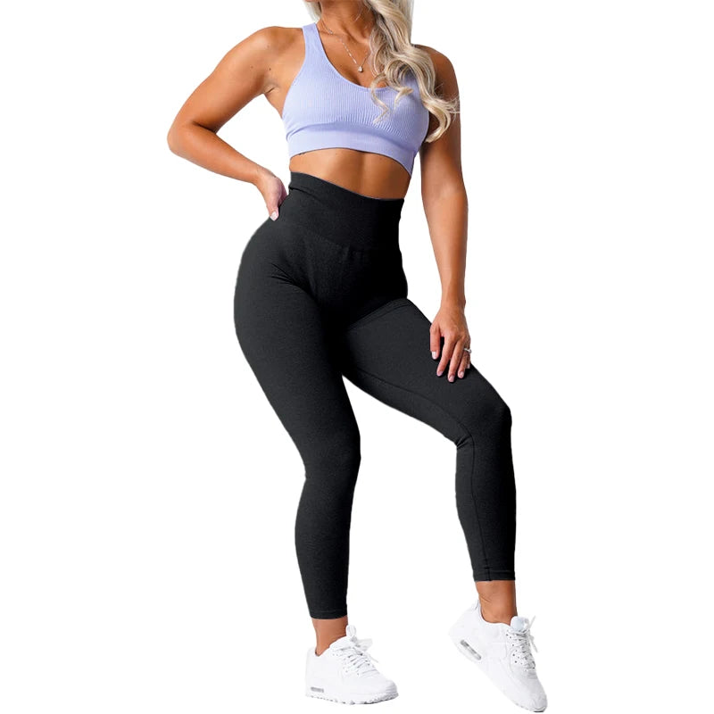 NVGTN Gefleckte Scrunch-Nahtlose Leggings für Damen, weiche Workout-Strumpfhosen, Fitness-Outfits, Yogahosen, Fitnessstudio-Kleidung
