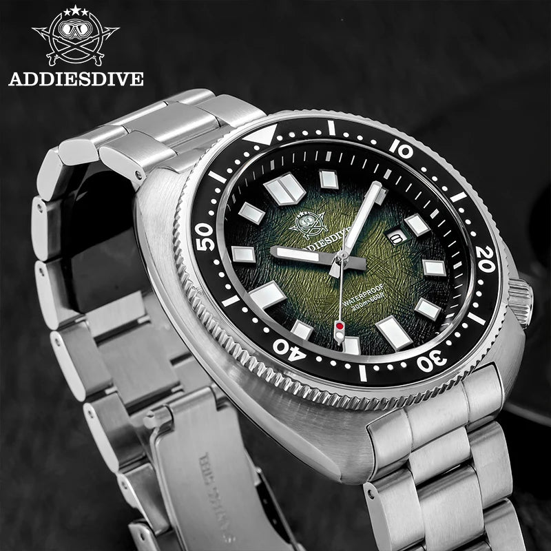 ADDIESDIVE AD2511 Watch For Men Sapphire Glass BGW9 Super Luminous 20Bar Waterproof Relogio Masculino Quartz Watch reloj hombre