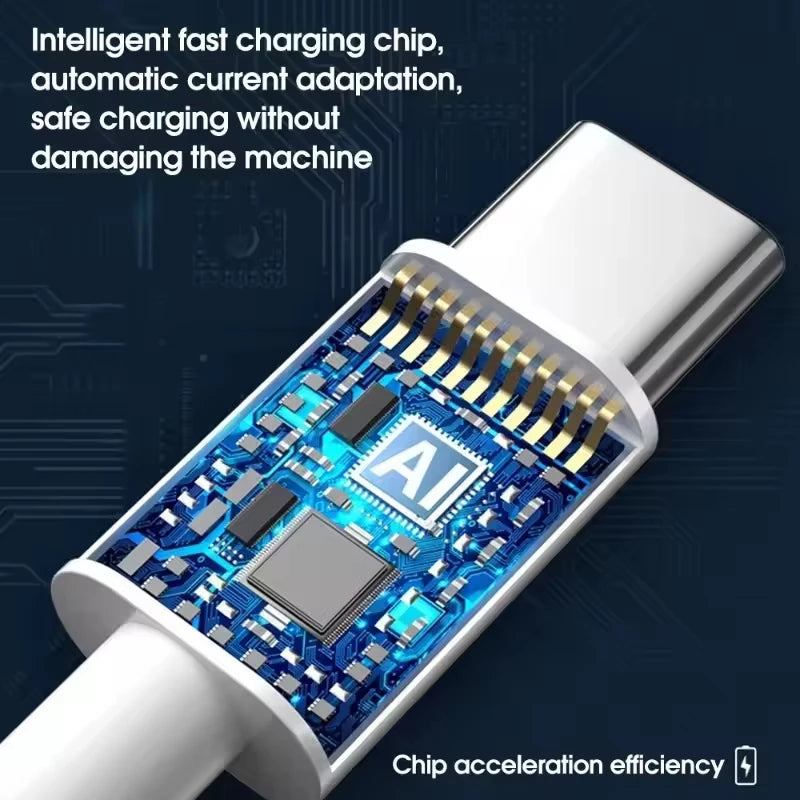New 120W 4 Port USB Type C Charger Fast Charging Data Cable USB Phone Charger Adapter For Samsung iPhone Huawei Wall Charger