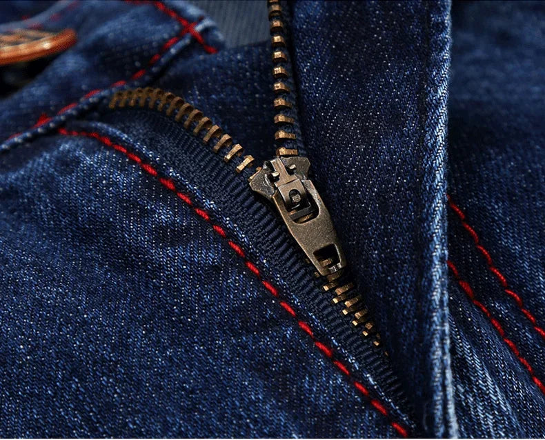 New Men's Ripped Vintage Jeans Straight Denim Trousers Male Distressed Personalized Motorcycle High Street Spliced Jeans Pants
