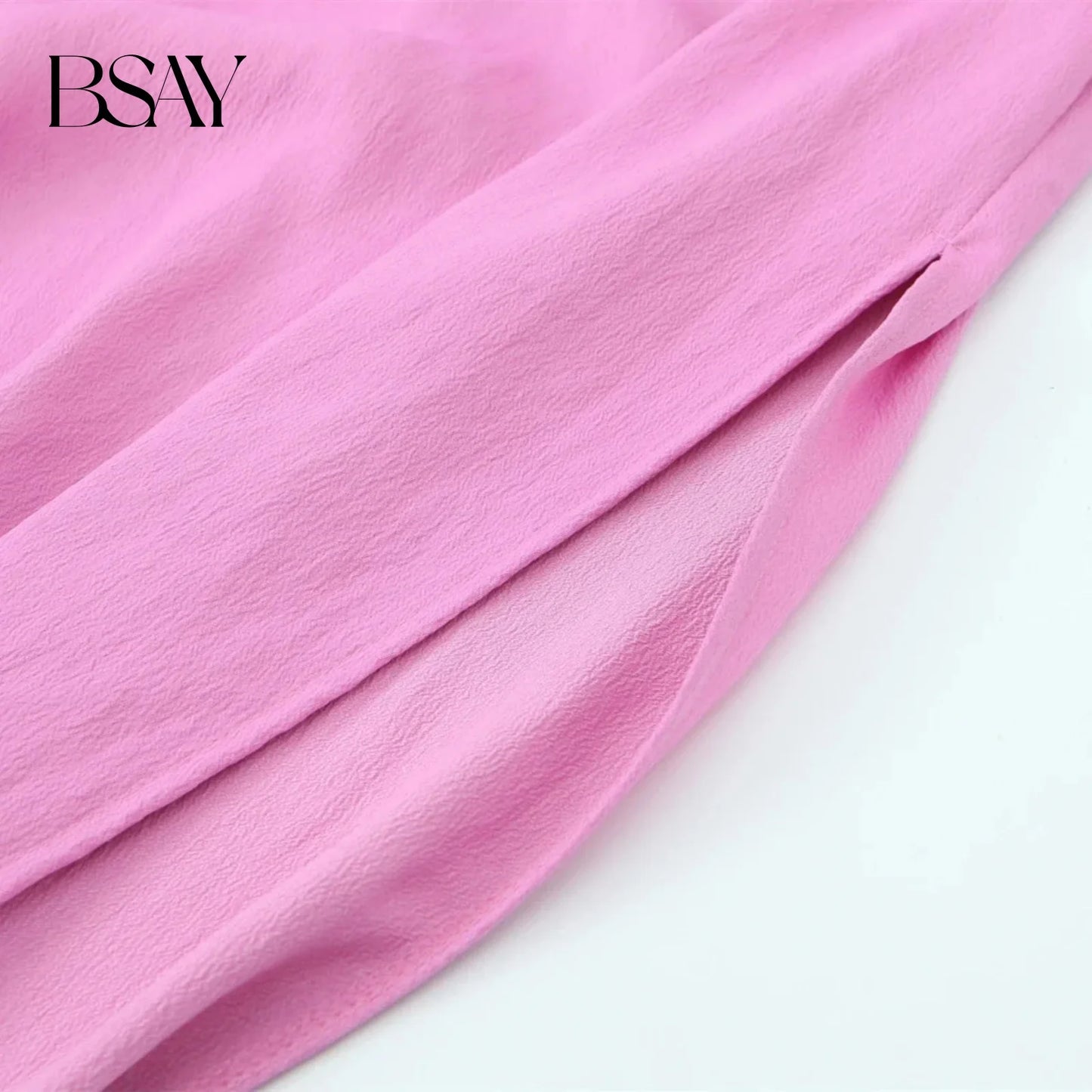 BSAY Women Fashion Hollow Design Satin Texture Sleeveless Halter Backless Long Dresses Chic Female Vintage Evening Dress