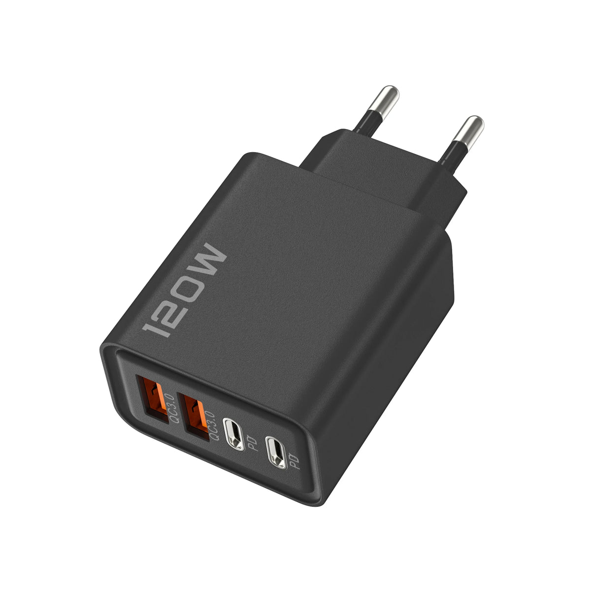 New 120W 4 Port USB Type C Charger Fast Charging Data Cable USB Phone Charger Adapter For Samsung iPhone Huawei Wall Charger