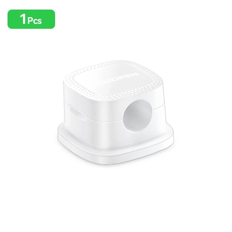 Rocoren Magnetic Cable Sorting Desktop Self Adhesive Cable Clamp Adjustable Cable Management Clamp for Earphone Cable Data Cable