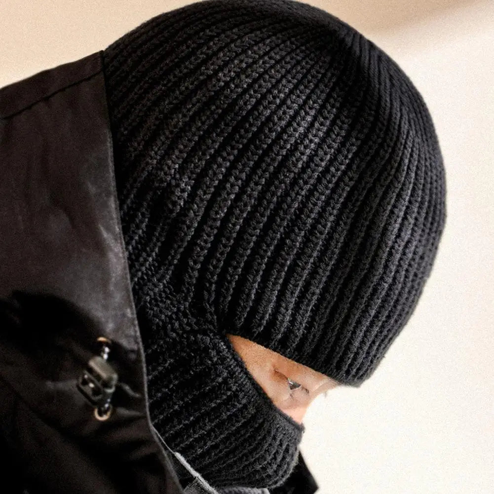 2In1 Maske Beanies Männer Winter Balaclava Hut Gestrickte Hüte Volle Gesicht Ski Motorhaube Taktische Radfahren
