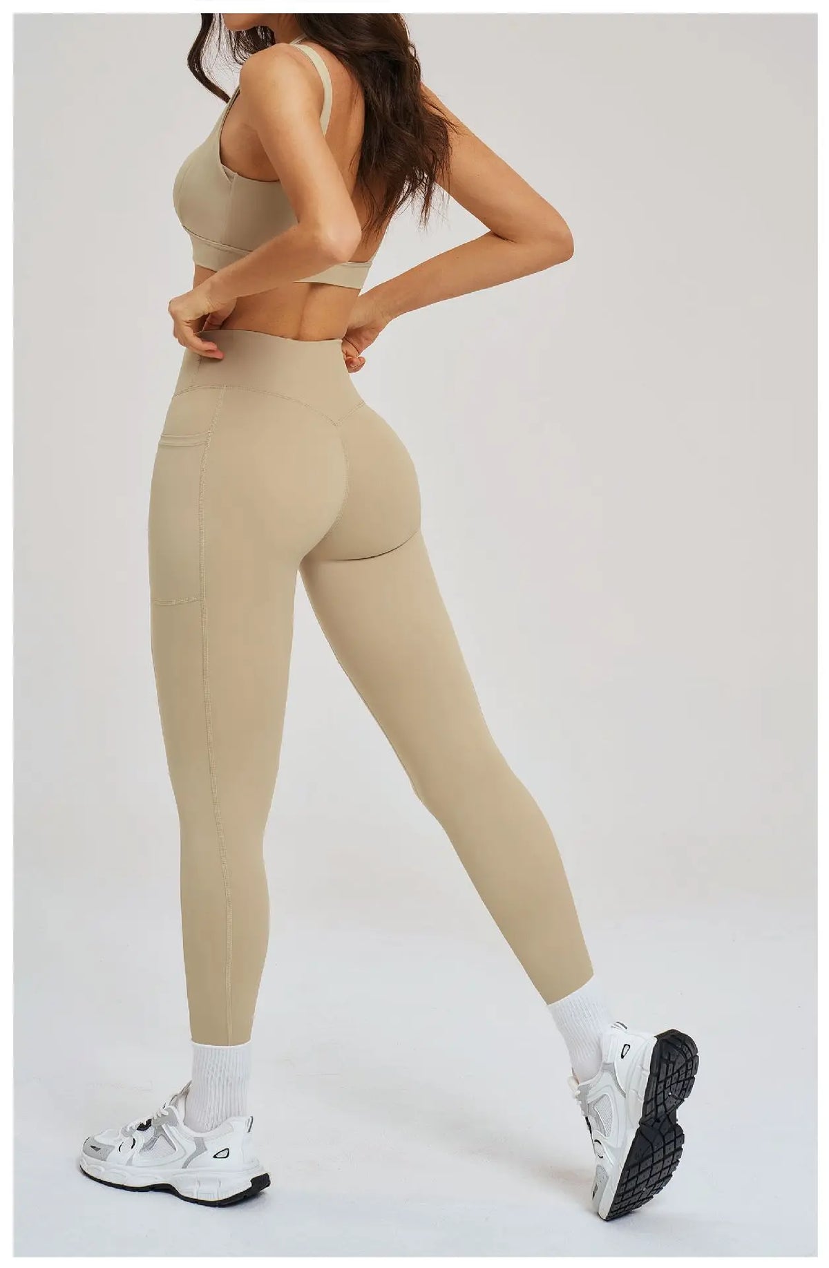 Yoga Clothes 2 Piece Women's Tracksuit Athletic Wear Fitness Suit Gym Outfits Workout Push Up Clothes Sports Bra Leggings Suit