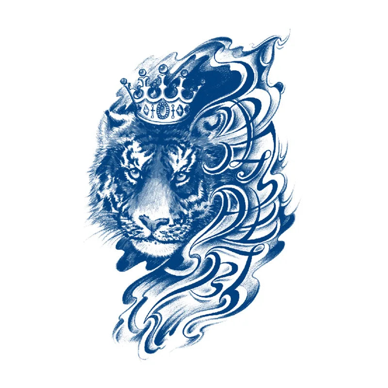 Juice Net Red Tattoo Sticker Lasts 7-15 Days Herbal Plant Semi Permanent Temporary Tattoos Sticker Size:180 * 110mm