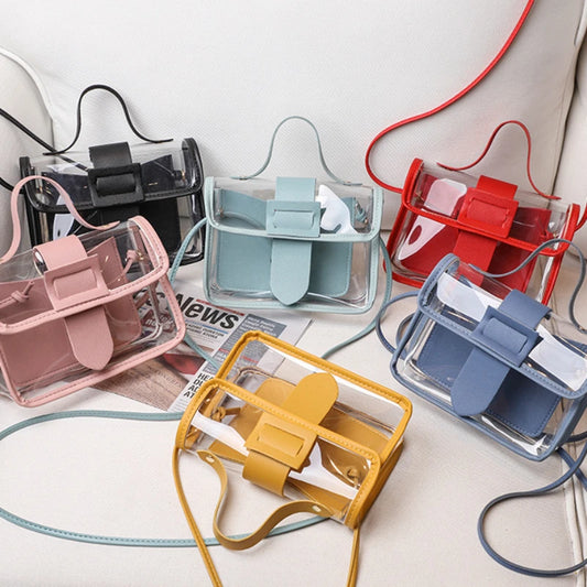 Korean Transparent Fashion Women's Bag Summer PVC Single Shoulder Crossbody Bag Handbags Crossbody