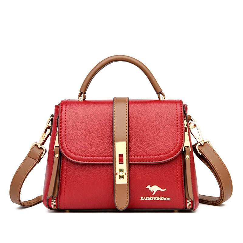 Genuine Brand Purses and Handbags Crossbody Luxury Designers High Quality Leather Fashion Messenger Shoulder Bags Tote Cover Sac