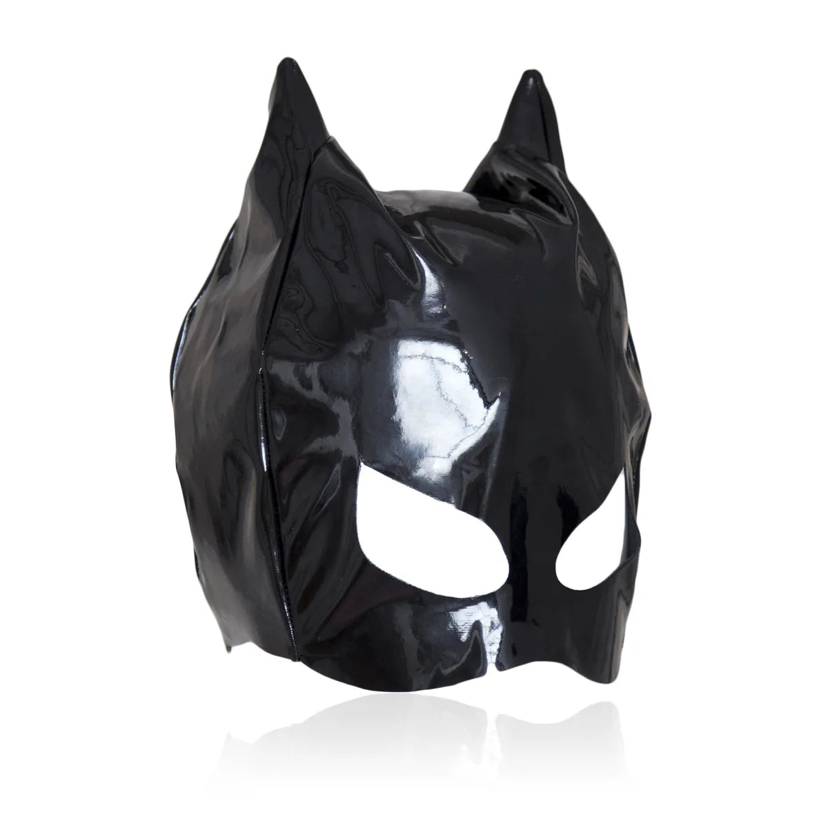 Sexy Mask Womens Tempting Half Face Headgear Cat Ears Masks Leather Face Mask Hood Catsuit Accessory Halloween Cosplay Props