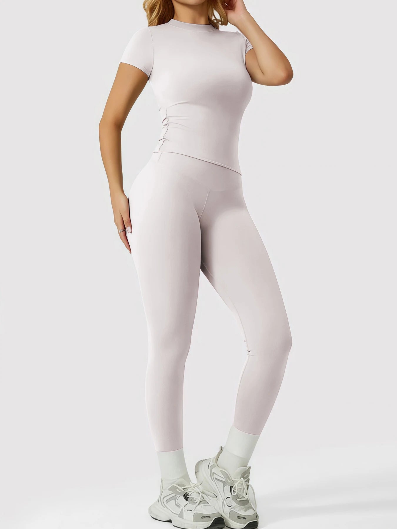Women's Yoga Set, High-Quality Body-Fitting Quick-Dry Fitness Wear, Sport Yoga Two-Piece Set