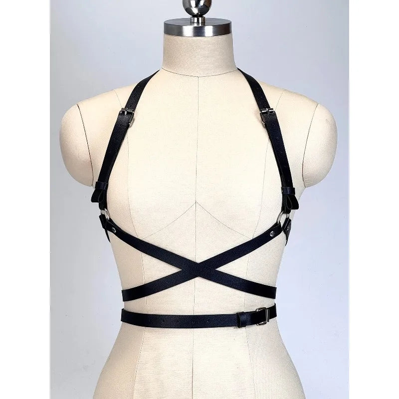 Women Punk Fashion Belt Street Style Waistband Suspenders for Women Body Harness Corset Belt Gothic