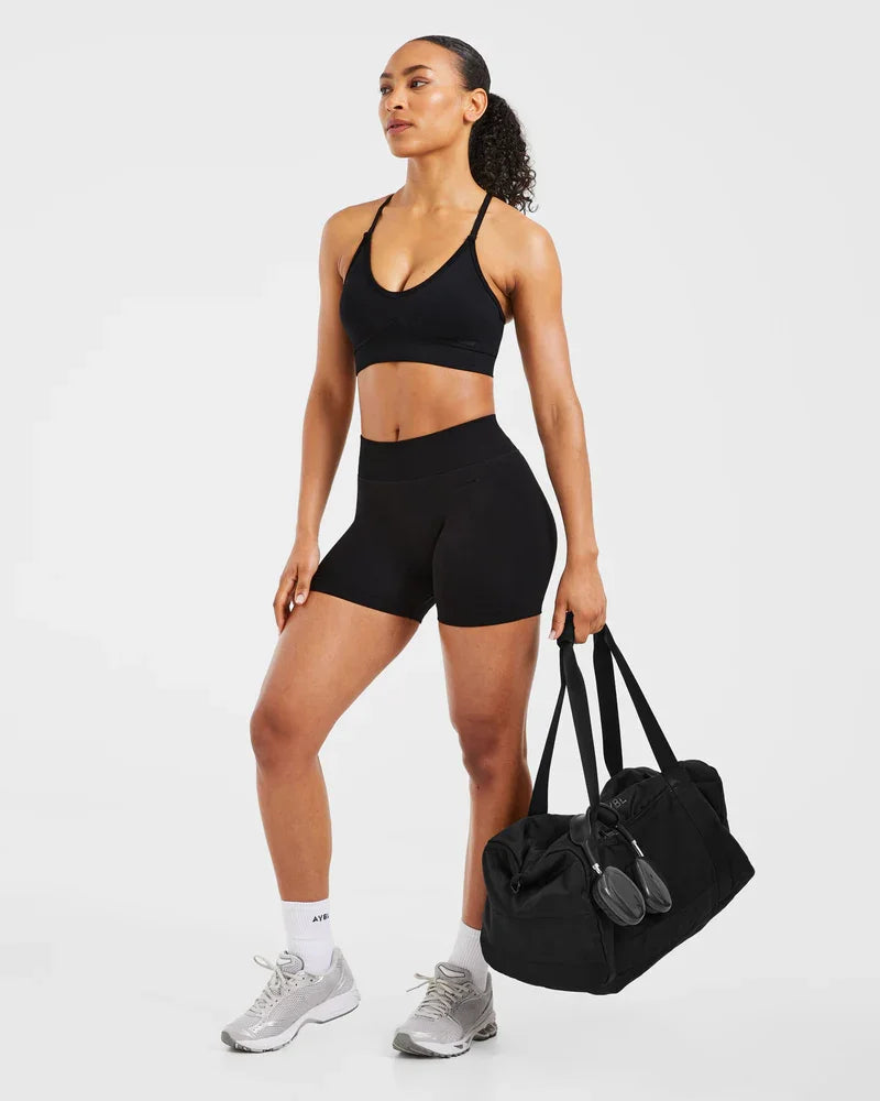 Women's Seamless Athletic Yoga and Fitness Wear, Yoga Set, Open-Back Cropped Design, Women's Yoga Leggings, Women's Yoga Bra.