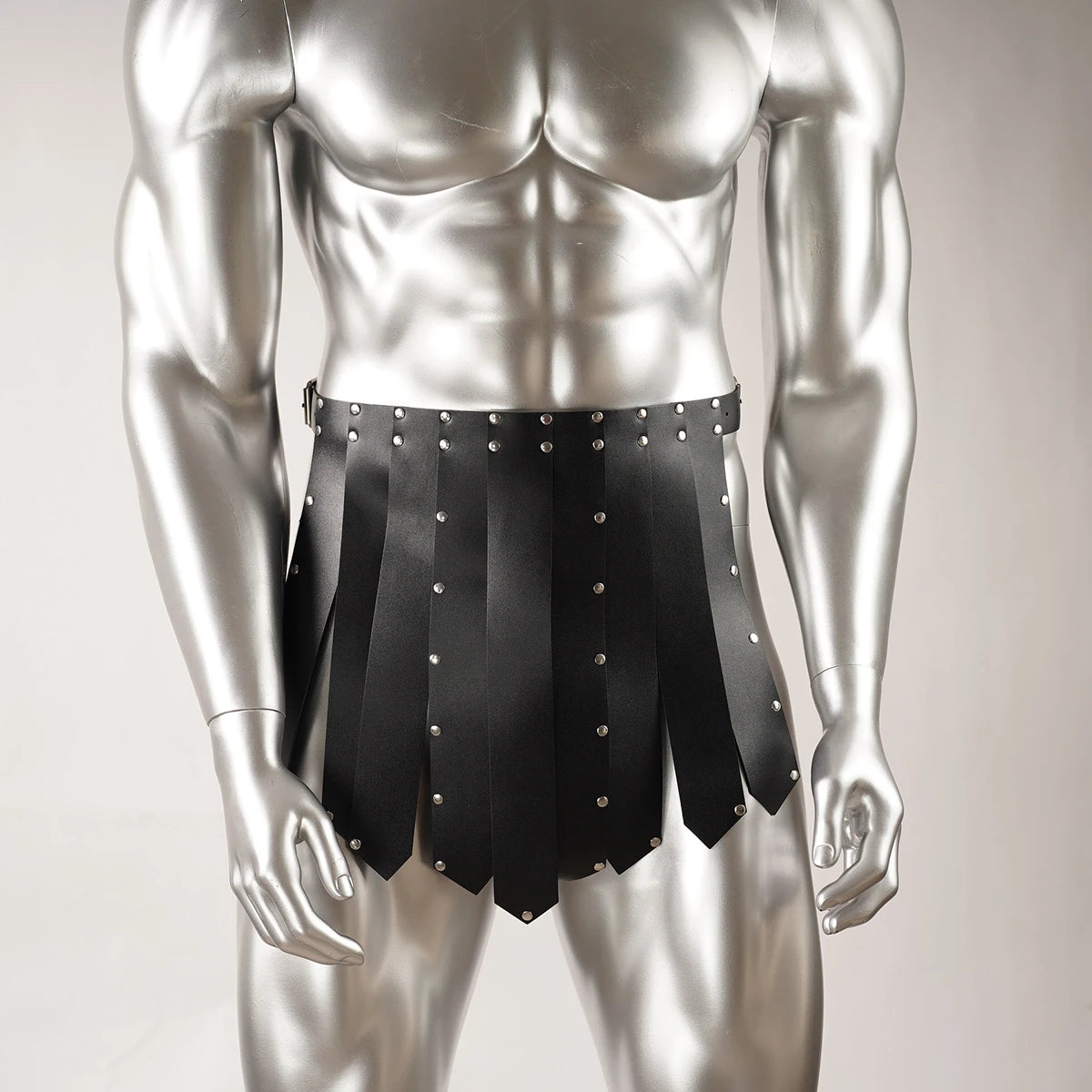 Mens pu leather lingerie harness men Gladiator Skirt and chest men's harness pu leather straps pu leather kilt Harnesses for men