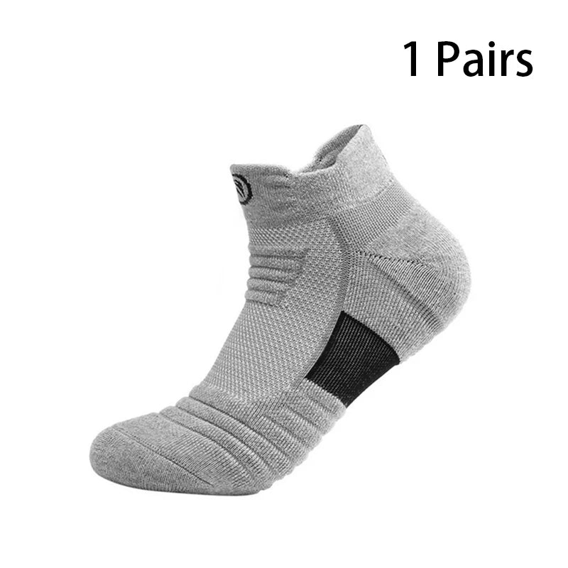 Men's Socks Compression Stockings Breathable Basketball Sports Cycling Socks Moisture Wicking High Elastic Tube Sport Socks