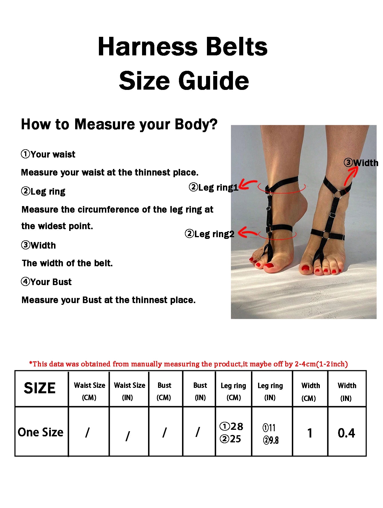 2PCS Women's Fashionable and Sexy Black Elastic Band Adjustable Pure Desire Leg Ring Foot Decoration Belt Fun Adult Accessories