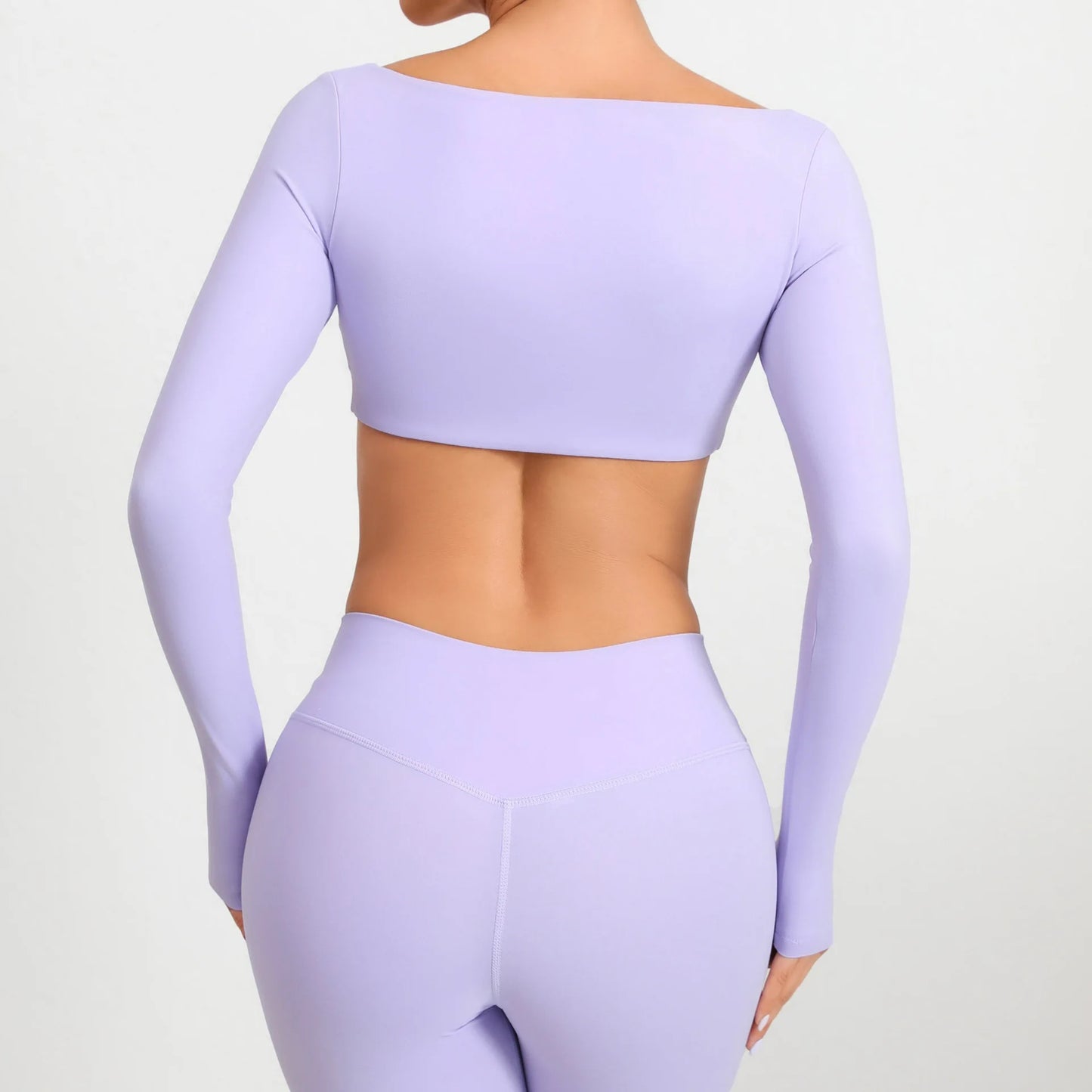 Sexy Fitness Long Sleeve Yoga Clothes Backless Gym Top Women Breathable Sports Crop Yop Shirts Quick Dry Sportswear Women Top