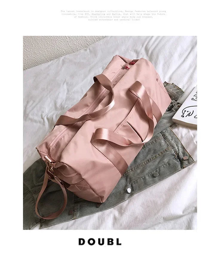 Training Yoga Sporttaschen Fitness Gym Taschen Nass Trocken Separate Gepäcktasche mit separatem Schuhfach Reisetasche Handtasche