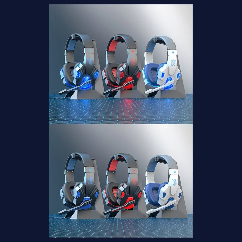 Headphones 3.5mm Wired Gaming Headset Earphones Music For PS4 Play Station 4 Game PC Chat computer With Microphone