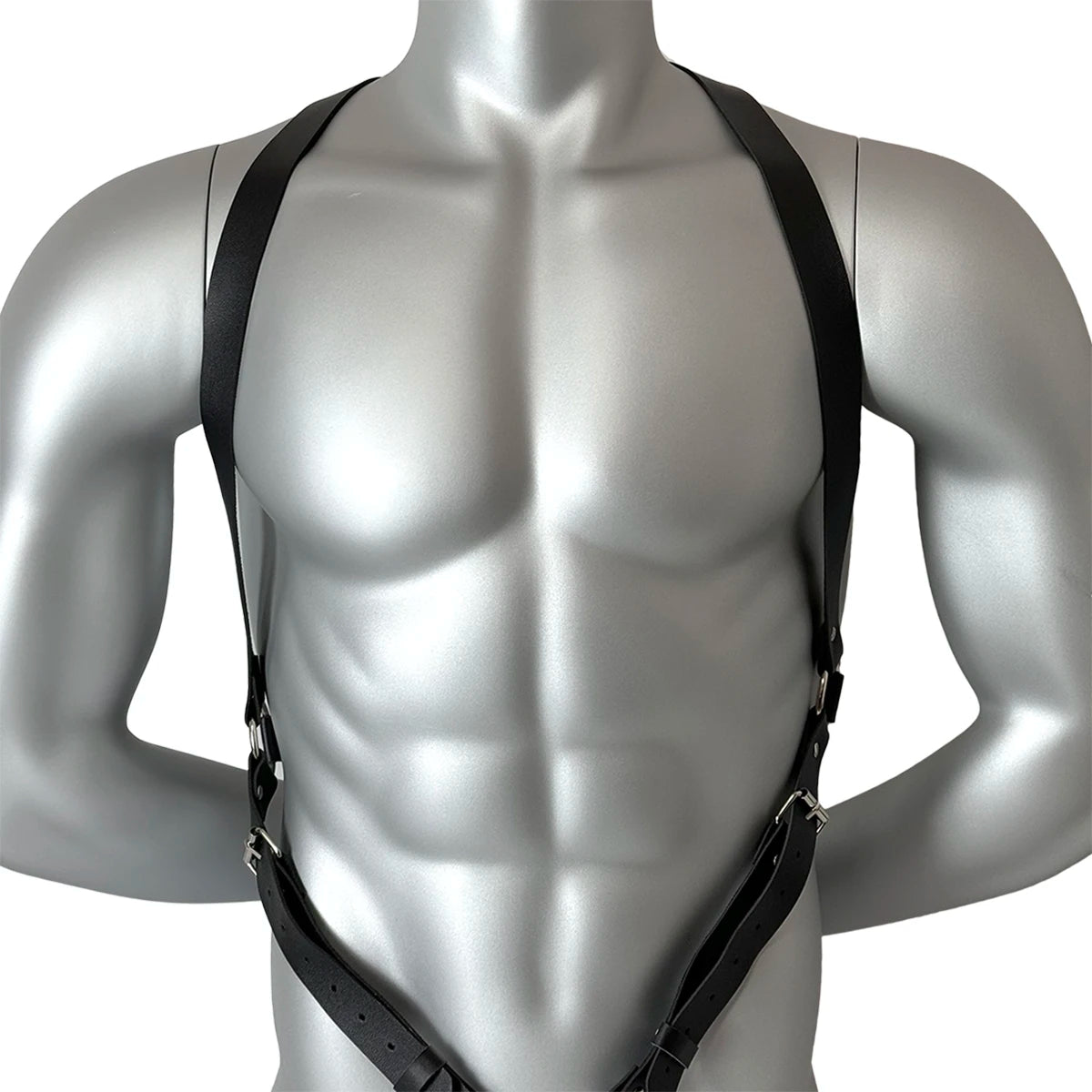 Mens Belt PU Leather Harness Adjustable Chest Body Belt Punk Gothic Sexy Alternative Fashion Male for Party Daily Wear Hot Sale